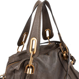 Chloé Pebbled Leather Paraty Handbag