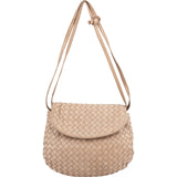 Bottega Veneta Intrecciato Leather Single Flap Crossbody Bag