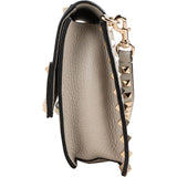 Valentino Garavani Grained Calfskin Rockstud Flap Crossbody Bag