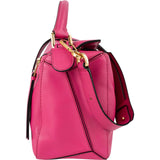 Loewe Pink Calfskin Puzzle Handbag