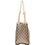 Gucci Monogram GG Supreme Medium Padlock Shoulder Bag