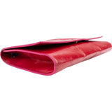 Saint Laurent Crinkled Patent Leather Belle De Jour Clutch