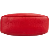 Gucci Red Grained leather GG Soho Disco Crossbody Bag