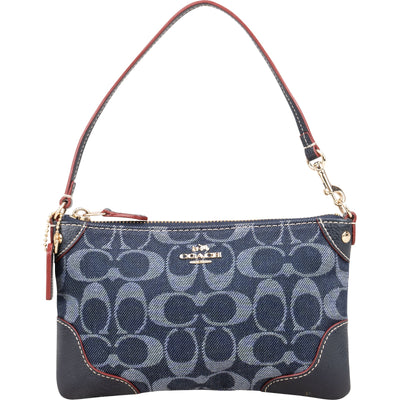 Coach Monogram Signature Denim Handbag