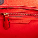 Céline Drummed Calfskin Nano Luggage Tote Handbag