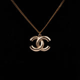 Chanel Pearl CC Emblem Necklace
