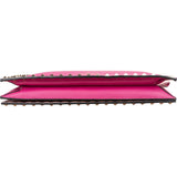 Valentino Garavani Pink Leather Rockstud Clutch