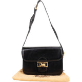 Céline Box Calfskin Leather Triomphe Shoulder Bag