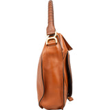 Chloé Grained Leather Marcie Saddle Hobo Shoulder Bag