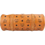 MCM Monogram Visetos Cylinder Boston Handbag