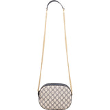 Gucci Monogram GG Supreme Small Oval Crossbody Bag