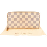 Louis Vuitton Monogram Damier Azur Canvas Zippy Wallet