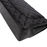 Chanel Quilted Lambskin Jumbo Double Flap Crossbody Bag