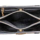 Prada Black Saffiano Leather Galleria Handbag - vintageandkickz