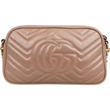 Gucci Chevron Matelassé Leather GG Marmont Camera Crossbody Bag