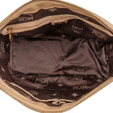 MCM Monogram Visetos Shopper Tote Shoulder Bag