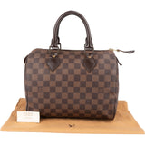 Louis Vuitton Monogram Damier Ebene Canvas Speedy 25 Handbag