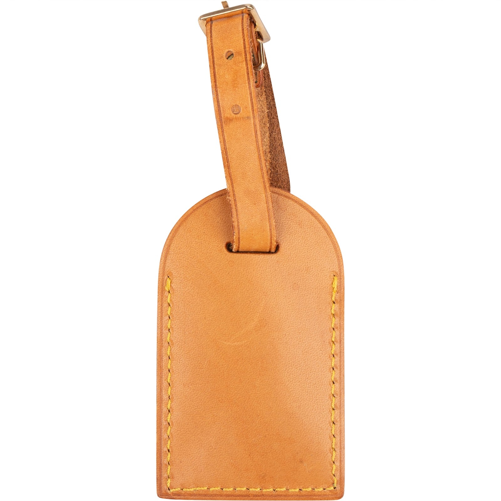 [🔄️B10 / F28] Louis Vuitton Vachetta Leather Luggage Tag - vintageandkickz