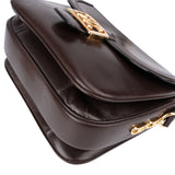 Celine Shiny Calfskin Medium Triomphe Shoulder Bag