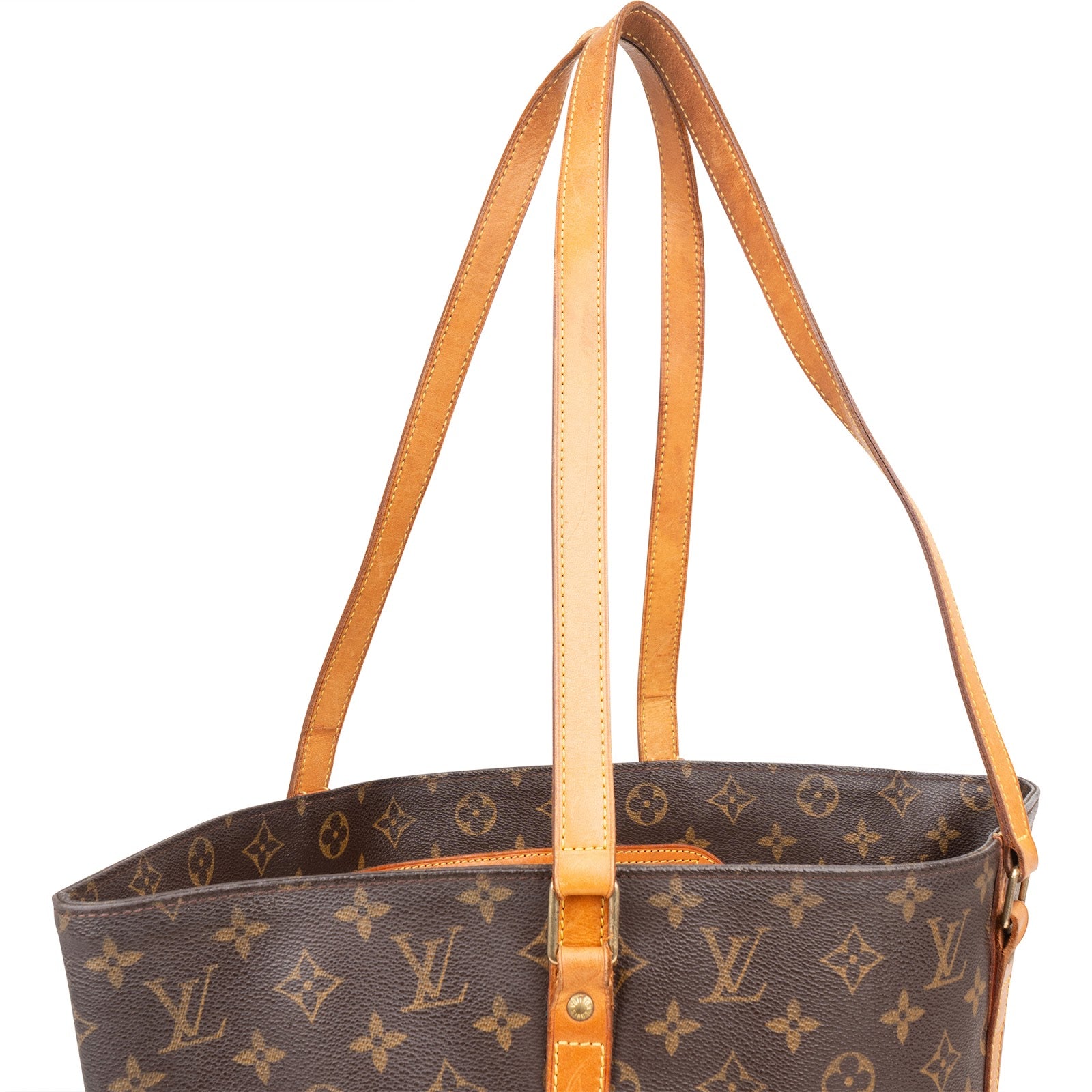 Louis Vuitton Monogram Canvas Sac Shopping Shoulder Bag - vintageandkickz