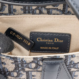 Christian Dior Oblique Trotter Monogram Canvas Small Saddle Handbag