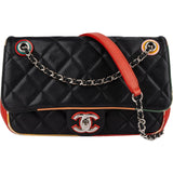 Chanel Quilted Lambskin Cuba Multicolor Medium Single Flap Crossbody Bag