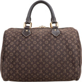 Louis Vuitton Monogram Mini Lin Speedy 30 Bandoulière Handbag