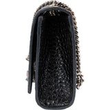 Yves Saint Laurent Croc-Embossed Leather Kate Tassel Crossbody Bag