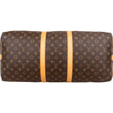 Louis Vuitton Monogram Canvas Keepall 55 Bandoulière Travel Bag