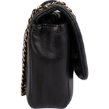 Chanel Quilted Lambskin Diana Single Flap Crossbody Bag
