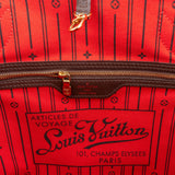 Louis Vuitton Monogram Damier Ebene Canvas Neverfull MM Shoulder Bag