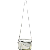 Loewe Tricolor Green Puzzle Mini Crossbody Handbag