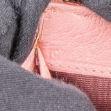 Miu Miu Pink Leather Zip Around Wallet