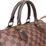 Louis Vuitton Monogram Damier Ebene Canvas Speedy 30 Handbag