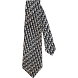 Christian Dior Oblique Trotter Monogram Silk Tie Krawatte