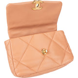 Chanel 19 Quilted Lambskin Chanel Single Flap Shoulder Bag