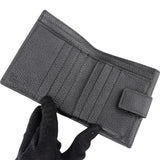 Gucci Grained Leather Interlocking GG Wallet