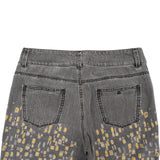Chanel Light Ripped Print  Denim Details Jeans (FR 38 / DE 36)
