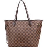 Louis Vuitton Monogram Damier Ebene Canvas Neverfull MM Shoulder Bag