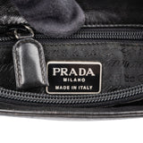 Prada Black Nappa Leather Triangle Tote Handbag