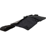 Gucci Black Leather Monogram GG Canvas Belt Crossbody Belt Bag