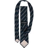 Yves Saint Laurent YSL Monogram Silk Tie Krawatte