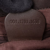 Gucci Brown Leather Bamboo Handle Hobo Handbag
