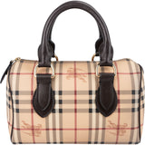 Burberry Haymarket Check Boston Handbag