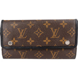 Louis Vuitton Monogram Canvas Macassar Portefeuille Long Wallet