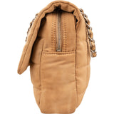Chanel Quilted Nylon Chocolate Bar Jumbo Flap Shoulder Bag