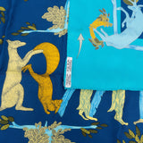Hermès Lettres d'Erevan Silk 90 Scarf Tuch
