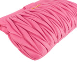 Miu Miu Matelassé Nappa Leather Clutch Crossbody Bag