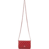 Chanel Quilted Lambskin Wallet On Chain Crossbody Bag