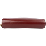Cartier Bordeaux Leather Clutch